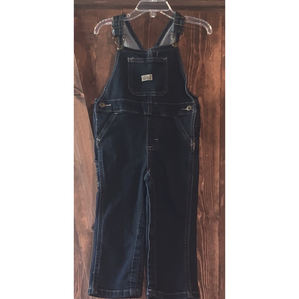 WRG Jeans Co Baby‎ Denim Overalls Sz 24 months, Carpenter Overalls, Dark Wash